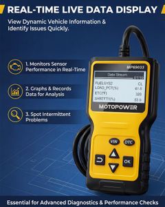 MOTOPOWER OBD2 Scanner – Universal Car Diagnostic Tool