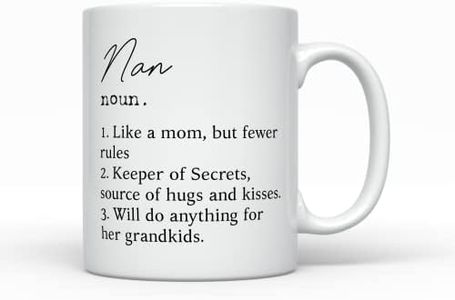 Nan Definition Coffee Mug, Funny Grandparent Gifts Ideas Best Birthday Present, Christmas Cup from Grandson Daughter