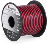 TYUMEN 100FT 18 AWG Gauge 2 Conductor Stranded Red Black Car Home Stereo Speaker Audio Cable Electrical Hookup Wire - 99.95% Oxygen Free Copper Wires