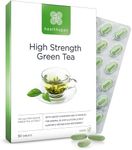 Healthspan High Strength Green Tea (90 Tablets) | with Chromium & Vitamin B2 to Maintain Normal Bloody Glucose Levels | Protect Cells from Oxidative Stress | Vegan