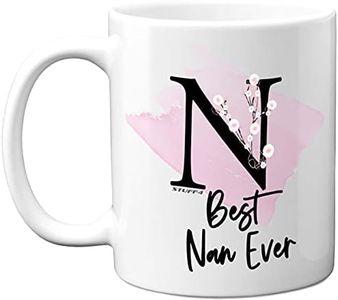 Stuff4 Best Nan Ever Christmas Mug, 11oz Ceramic Dishwasher Safe Premium Mugs, Nan Gifts, Nan Birthday Gift, Christmas Mugs, Nanny Gifts from Grandchildren