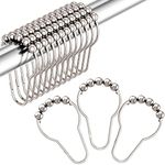 Amazer Shower Curtain Hooks Rings, 