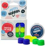 PUTTY BUDDIES Floating Earplugs 3-Pair Pack – Soft Silicone Ear Plugs for Swimming & Bathing – Invented by Physician – Block Water– Premium Swim Earplugs – Doctor Recommended – Ear Tubes