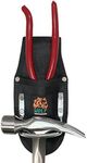 Wolf Hammer & Pliers Holster, Made with Ballistic Nylon & Heavy-Duty Steel, Utility Pouch & Tool Holder, Attaches to Tool Belt, 3’’ Work Tool Belt Tunnel, Construction Contractor Maintenance Handyman