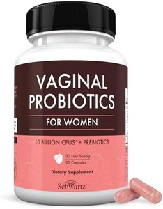 Vaginal Probiotics for Women Supplement with Prebiotics and Lactobacillus Crispatus - Supports Vaginal Health by Promoting Healthy Vaginal Odor, Flora, PH Balance - 30 Day Supply, 30 Capsules