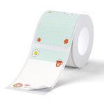 NIIMBOT B1 Label Roll, Self-Adhesive Label Sticker 1.97" x 2.76" (50×70 mm) 110 Labels/Roll, Labeling Replacement Compatible for NIIMBOT B1/B21/B3S Label Printer (Harmony)