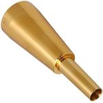 Mxfans 9.8mm Outer Diameter 3C Trumpet Mouthpiece Replacement Golden-Plated Musical Instrument Accessory