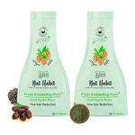 Nat Habit Face Scrub, Urad Jojoba Exfoliating Mura For Fine Facial Hair Reduction And Deep Cleansing, Provide Clean, Clear & Soft Skin (Pack of 2 x 25 gm)