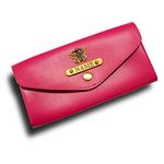 Little Cubess Artificial Leather Personalized Ladies Wallet Gift for Love/Gift for Wife (Pink)