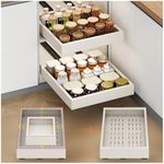 2Pc Pull out Cabinet Organizer,Widt