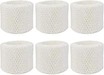 6 Pack Replacement Humidifier Filters for Kaz for Vicks WF2 Humidifier Filters V3100, V3500, V3500N, V3600, V3700, V3800, V3850, V3850JUV, V3900, V3900JUV, VEV320, 3020, ECM-250i, ECM-500