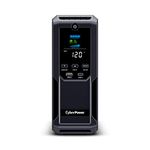 CyberPower BRG1500AVRLCD2 Intelligent LCD UPS System, 1500VA/900W, 12 Outlets 2 USB Ports, AVR, Mini-Tower, UL Certified, 5-Year Warranty