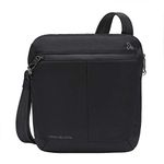 Travelon Anti-Theft Active Small Crossbody Messenger Bag, Black