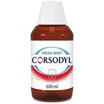 Corsodyl Mouthwash Gum Disease Bleeding Gum Treatment Mouthwash, Fresh Mint, 600 millilitre