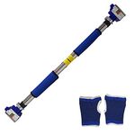 GOCART WITH G LOGO Adjustable No Screw Installation Strength Training Anti-Slip Chin Up Bar (100 KG)