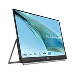 ASUS ZenScreen 24” (23.8” viewable) 1080P Portable USB-C Monitor (MB249C) - Full HD, IPS, Speakers, Multi-Stand Design, Kickstand, C-clamp Arm, Partition Hook, Carrying Handle, Work from Home Monitor
