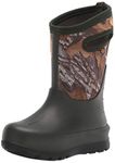 BOGS Unisex-Child Neo-Classic Rain Boot, Real Tree-dark Green, 1 Little Kid