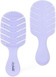 Sofmild Mini Travel Vent Cute Hair Brush,Fast Dry Shower Detangler Brush,Glide Through Tangles With Ease For Women Girl Kids Curly Hair