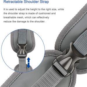 Pet Sling Carrier Bag – Hands-Free Small Dog & Cat Travel Tote