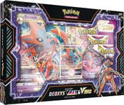 Pokémon TCG: Deoxys VMAX & VSTAR Battle Box (3 Foil Promo Cards, 1 Oversize Foil Card & 4 Booster Packs)