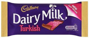 Cadbury Dairy Milk Turkish Delight Chocolate 47 g (Pack of 24)