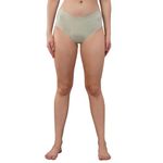 SochGreen Cotton Incontinence Underwear For Women- Wash & Reusable, Absorbs Moderate Urine Leak (Upto 70 ml), Anti Bacterial, Hygienic & Leakproof, Full Coverage- Hipster (1 pc) (Fig Green, XL)