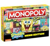 Monopoly Spongebob Squarepants Meme Edition | Based on Nickelodeon Show | Featuring Familiar Memes of Locations, Episodes, and Characters | Officially-Licensed & Collectible Monopoly