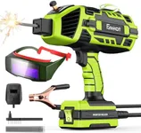 Portable Welding Machine,Faiuot 110V Handheld Welder with IGBT Inverter 6 Variable Current Adjustment, Portable ARC Welder Gun Fits for 3/32"-1/8" Wire rods Electric Stick Welder Machine Kit (Green)