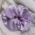 UPTOWN THREADS Satin Scrunchies, High Qualtiy, Strong Elastic, Same Colour as Pic, Scrunchies for Girls, Women, Gifting (Lilac)