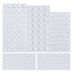 AUSTOR 232 Pieces Clear Rubber Feet Adhesive Bumper Pads Self Stick Furniture Buffer Pads