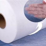 HUNNY- BUNCH® Premium Double Sided Fusing Roll - Rivil Civil - Fabric Fusing or Iron-on Transfer - Double Sided Interfacing Fusible Interlining Buckram Light Weight 10 GSM (Width : 40 Inch) 10 Meters