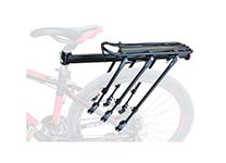 COMINGFIT Bike Carrier Rack, 400lbs Capacity Solid Bearings Universal Adjustable Bicycle Luggage Cargo Rack