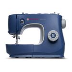 Singer M3330 Making The Cut Sewing Machine with 97 Stitch Application (Metallic Blue), 70wt Powerful motor & Feed dog with106 Teeth in 6 Rows – Get Free Online Interactive Master Class.