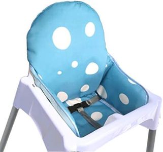 ZARPMA Highchair Cushion for IKEA Antilop Highchair, New Version Baby Highchair Seat Covers, More Thick, Washable Foldable, Child Chair Insert Mat Padding (Blue)