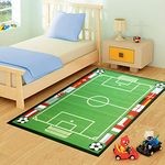 FB FunkyBuys Kids Rug Car Mat for Children - Rug House Car Play Mat – Dinosaur Rug Farm Play Mat – Kids Floor Mats Playroom – road mat for toy cars – Kids Bedroom Rug Playmats for Toddlers Girls Boys