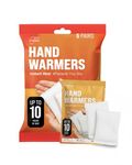 FERRIS | Air Activated Hand Warmers (10 Pack) | Up to 10 Hours Safe, Odourless Heat | Disposable Pocket & Hand Heat Packs for Cold Weather, Outdoor Sports, Camping, Hiking, Skiing & Winter Activities