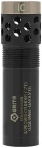 GRITR 12 GA Pattern Control Steel Tubes Compatible with Benelli/Beretta Mobil - 2.95" Ported Extended Constrictions - .715 Improved Cylinder, Close-Range 20-30 yd