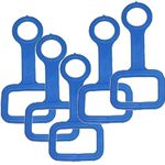 JCS Rubber Octopus (Octo) Holder, Blue, (5 Pack)