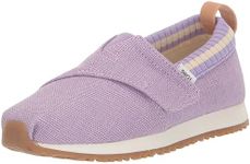 TOMS Girl's, Alpargata Resident Tiny Slip-On - Toddler, Wild Orchid Heritage Canvas, 13.5 Little Kid