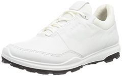 ECCO Biom Hybrid 3 Golf Shoes for Men, white, 9 UK