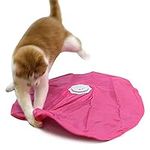 Blackhole Catch The Tail Cat Toy Interactive Play-Catch, Electric, Rotating Feather, Motion, Automatic, Best Undercover Mouse Under Blanket Cat Toy