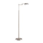 O’Bright Dimmable LED Pharmacy Floor Lamp, 12W LED, Full Range Dimming, 360 Degree Swing Arms, Adjustable Heights, Standing Lamp for Reading, Sewing, and Craft, ETL Listed, Brushed Nickel