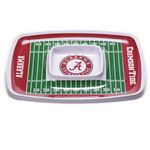 BSI NCAA Alabama Crimson Tide Melamine Chip and Dip Tray