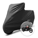 Neodrift 'NeoMax' Bike Cover for Jawa Forty Two Bobber (All-Weather Motorcycle Protection, Water & UV Resistant, Dustproof, Windproof) (Color-Black)