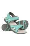 Mountain Warehouse Oia Womens Sandals - Lightweight & Flexible Shoes, Cushioning Foam, Hook & Loop Fastening - For Spring, Summer, Beach, Walking, Travelling Mint - Unicorn Adult Shoe Size 7