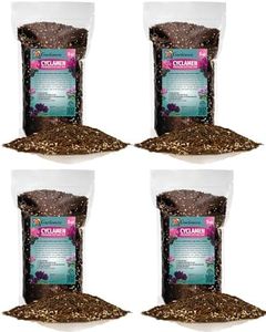 Gardenera Premium Cyclamen Potting Soil Mix - Perfect Balance of Nutrients, Drainage, and Aeration for Thriving Blooms - 20 QUART