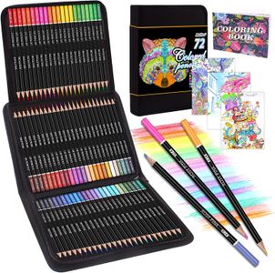 Melifluo 72-Color Pencil Set – Artist Quality Coloring Pencils