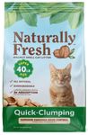 Eco-Shell Naturally Fresh Cat Litter Made from Walnut Shells, Single Cat, Unscented, Biodegradable, Dust-Free, Sustainable, 40 Lbs