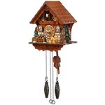Kintrot Cuckoo Clock Handcrafted Traditional Black Forest Wood Clock Wall Decor
