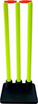 SportsgearUS Plastic Cricket Stumps Set with Rubber Base